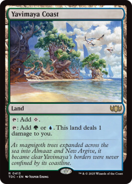 Yavimaya Coast - Tarkir: Dragonstorm Commander