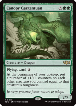 Canopy Gargantuan - Tarkir: Dragonstorm Commander