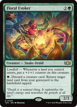 Floral Evoker - Tarkir: Dragonstorm Commander