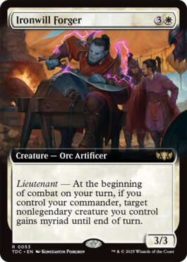 Ironwill Forger - Tarkir: Dragonstorm Commander