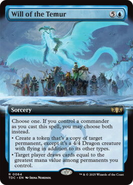 Will of the Temur - Tarkir: Dragonstorm Commander