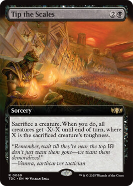 Tip the Scales - Tarkir: Dragonstorm Commander