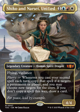 Shiko and Narset, Unified - Tarkir: Dragonstorm Commander