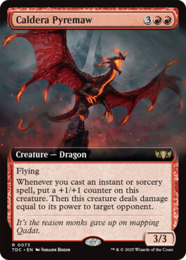 Caldera Pyremaw - Tarkir: Dragonstorm Commander