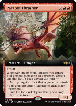 Parapet Thrasher - Tarkir: Dragonstorm Commander
