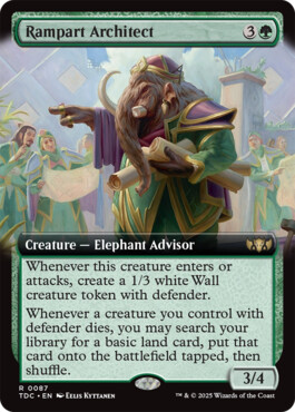 Rampart Architect - Tarkir: Dragonstorm Commander