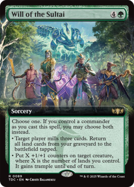 Will of the Sultai - Tarkir: Dragonstorm Commander