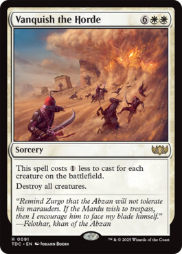 Vanquish the Horde - Tarkir: Dragonstorm Commander