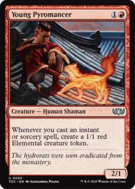 Young Pyromancer - Tarkir: Dragonstorm Commander