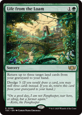 Life from the Loam - Tarkir: Dragonstorm Commander