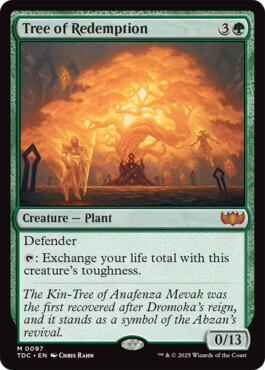 Tree of Redemption - Tarkir: Dragonstorm Commander