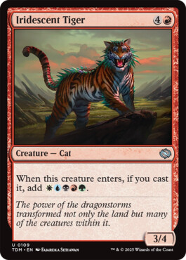 Iridescent Tiger - Tarkir: Dragonstorm