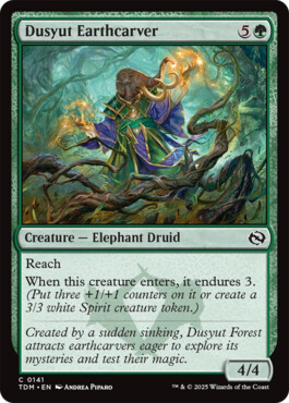 Dusyut Earthcarver - Tarkir: Dragonstorm