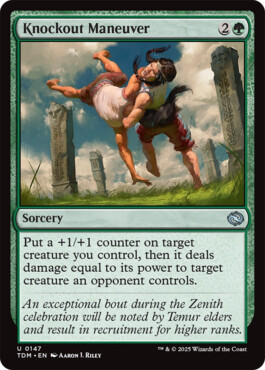 Knockout Maneuver - Tarkir: Dragonstorm