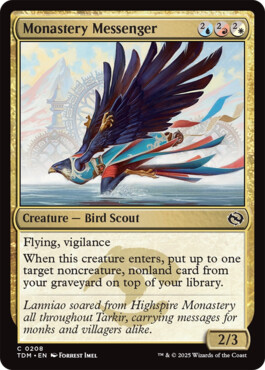 Monastery Messenger - Tarkir: Dragonstorm