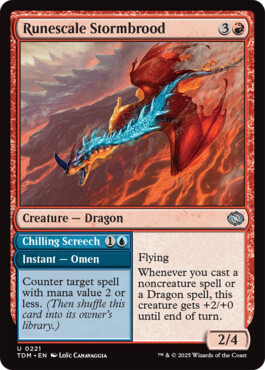 Runescale Stormbrood - Tarkir: Dragonstorm