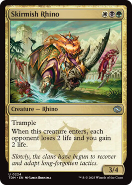Skirmish Rhino - Tarkir: Dragonstorm