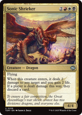Sonic Shrieker - Tarkir: Dragonstorm