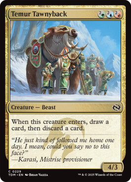Temur Tawnyback - Tarkir: Dragonstorm