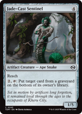 Jade-Cast Sentinel - Tarkir: Dragonstorm