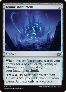 Temur Monument - Tarkir: Dragonstorm