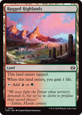 Rugged Highlands - Tarkir: Dragonstorm