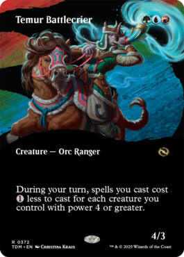 Temur Battlecrier - Tarkir: Dragonstorm