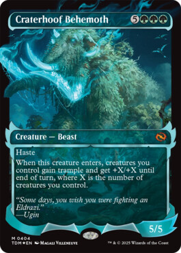 Craterhoof Behemoth - Tarkir: Dragonstorm