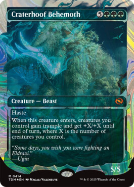 Craterhoof Behemoth - Tarkir: Dragonstorm