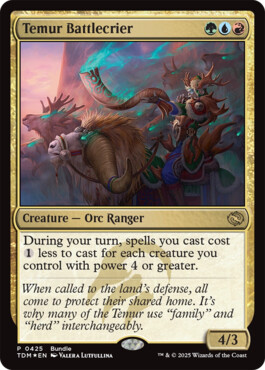 Temur Battlecrier - Tarkir: Dragonstorm