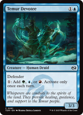 Temur Devotee - Tarkir: Dragonstorm