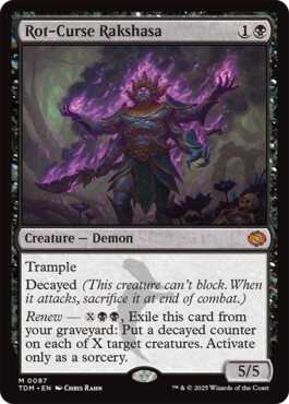 Rot-Curse Rakshasa - Tarkir: Dragonstorm
