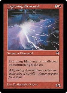 Lightning Elemental - Tempest