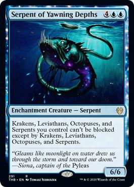 Serpent of Yawning Depths - Theros: Beyond Death