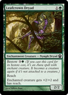 Leafcrown Dryad - Theros