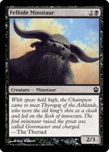 Felhide Minotaur - Theros