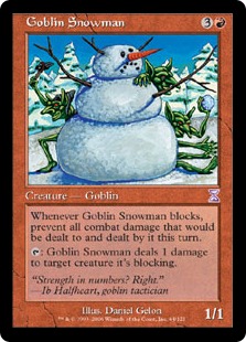 Goblin Snowman - Time Spiral Timeshifted