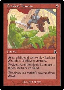 Reckless Abandon - Urza's Destiny