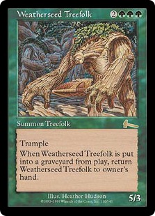 Weatherseed Treefolk - Urza's Legacy