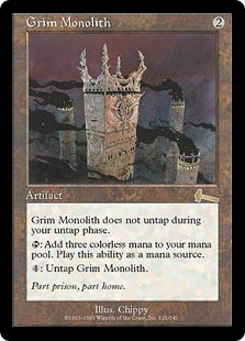 Grim Monolith - Urza's Legacy