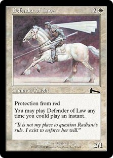 Defender of Law - Urza's Legacy