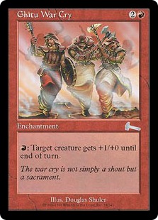 Ghitu War Cry - Urza's Legacy