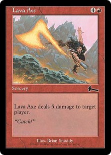 Lava Axe - Urza's Legacy