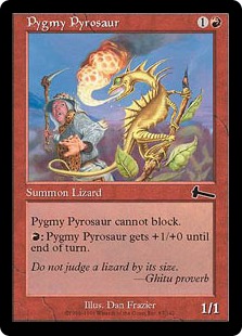 Pygmy Pyrosaur - Urza's Legacy