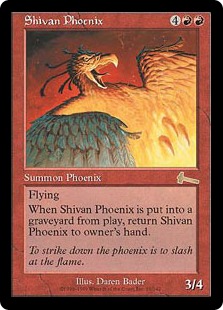 Shivan Phoenix - Urza's Legacy