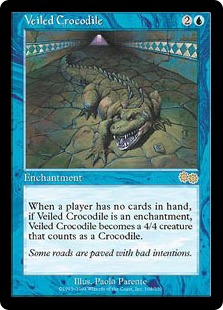 Veiled Crocodile - Urza's Saga