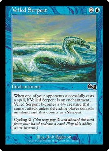 Veiled Serpent - Urza's Saga