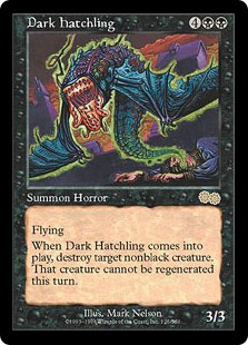 Dark Hatchling - Urza's Saga