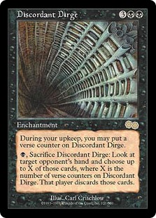 Discordant Dirge - Urza's Saga