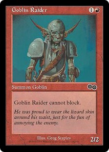 Goblin Raider - Urza's Saga